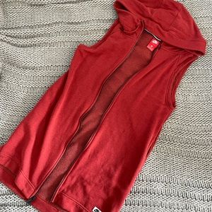 Nike tunic zip up hoodie